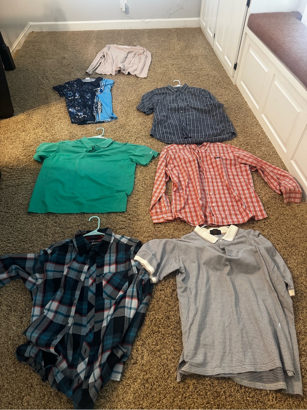 Marmot Men's Assorted Polos and Button-Downs - Green, Blue, Red, Gray